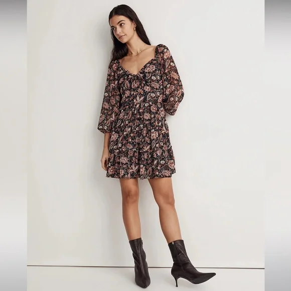 Madewell | Dresses | Madewell Amalia Tiered Mini Dress | Poshmark